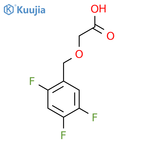 2-(2,4,5-trifluorophenyl)methoxyacetic acid structure