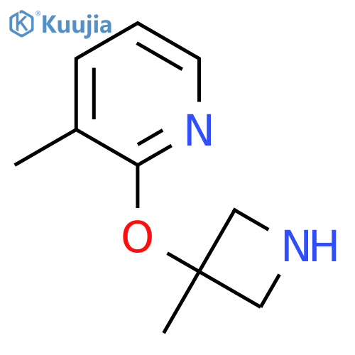 3-methyl-2-(3-methylazetidin-3-yl)oxypyridine structure