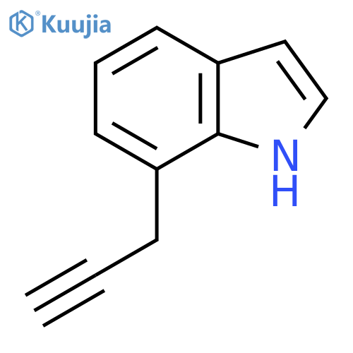 7-(prop-2-yn-1-yl)-1H-indole structure
