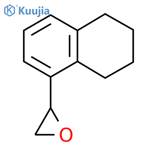 2-(5,6,7,8-tetrahydronaphthalen-1-yl)oxirane structure