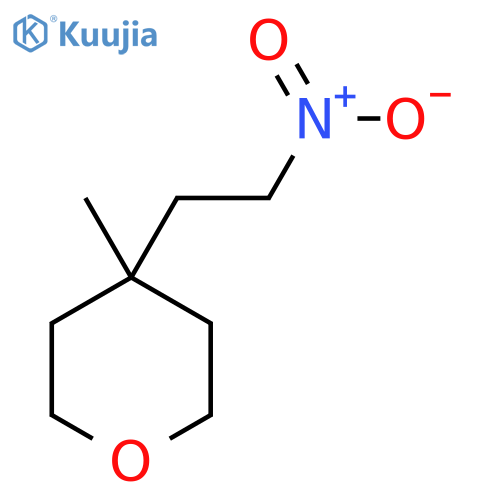 4-methyl-4-(2-nitroethyl)oxane structure