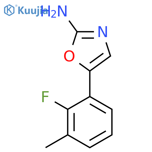 5-(2-fluoro-3-methylphenyl)-1,3-oxazol-2-amine structure