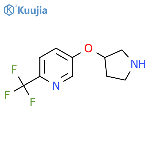 5-(pyrrolidin-3-yloxy)-2-(trifluoromethyl)pyridine structure