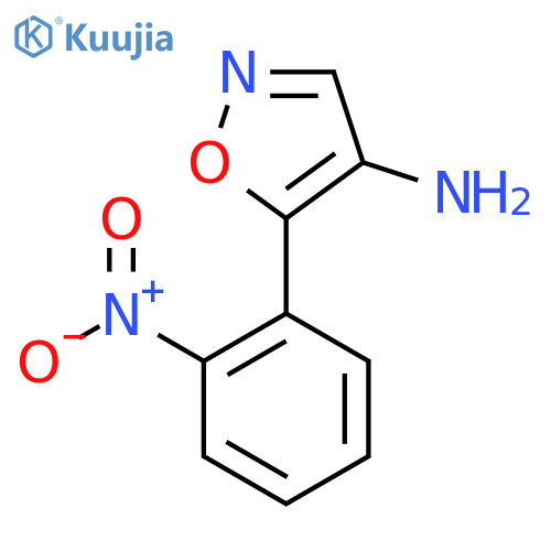 5-(2-nitrophenyl)-1,2-oxazol-4-amine structure