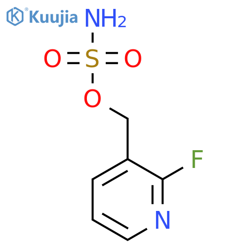 (2-fluoropyridin-3-yl)methyl sulfamate structure