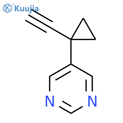 5-(1-ethynylcyclopropyl)pyrimidine structure