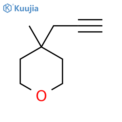 4-methyl-4-(prop-2-yn-1-yl)oxane structure