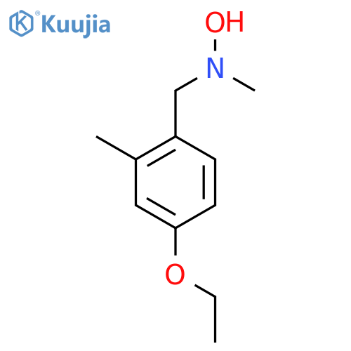 N-(4-ethoxy-2-methylphenyl)methyl-N-methylhydroxylamine structure