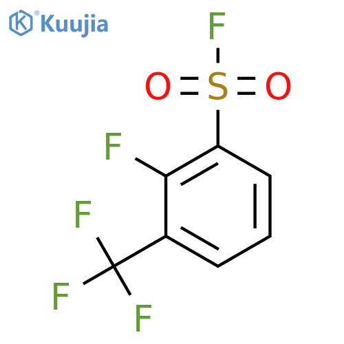 2-fluoro-3-(trifluoromethyl)benzene-1-sulfonyl fluoride structure