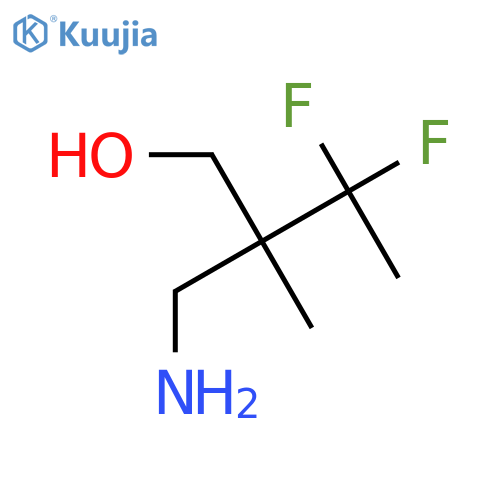 2-(aminomethyl)-3,3-difluoro-2-methylbutan-1-ol structure