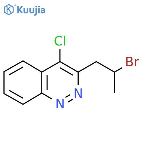 3-(2-bromopropyl)-4-chlorocinnoline structure