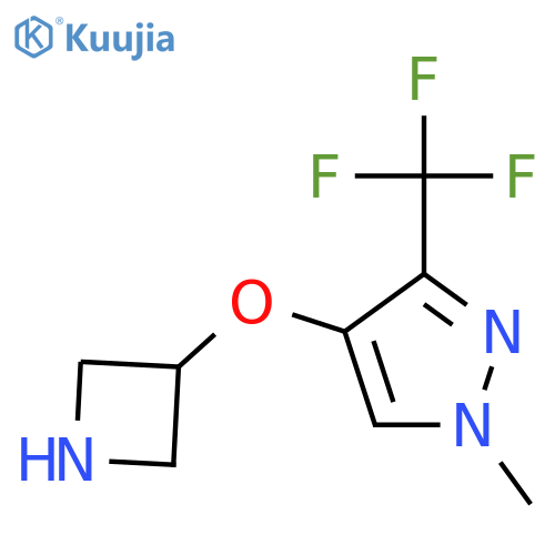 4-(azetidin-3-yloxy)-1-methyl-3-(trifluoromethyl)-1H-pyrazole structure