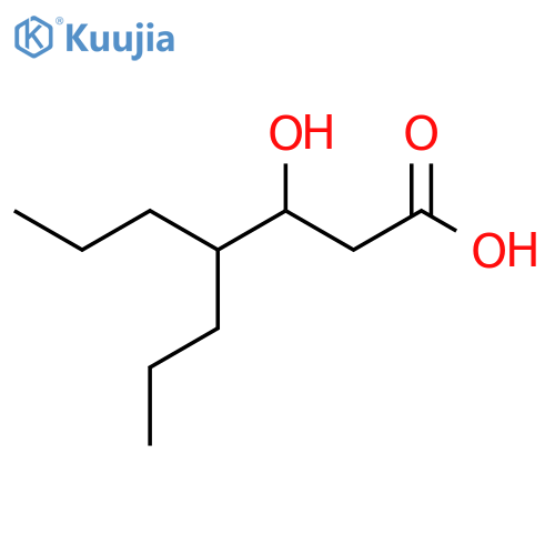 3-hydroxy-4-propylheptanoic acid structure