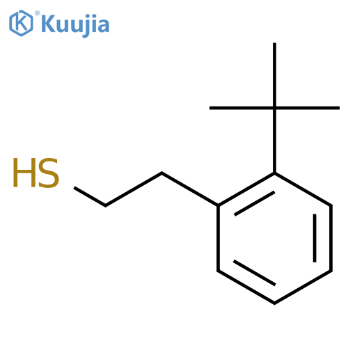 2-(2-tert-butylphenyl)ethane-1-thiol structure