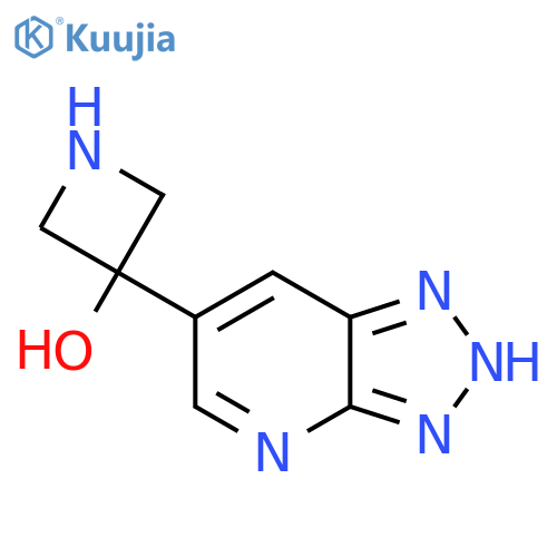3-{3H-1,2,3triazolo4,5-bpyridin-6-yl}azetidin-3-ol structure