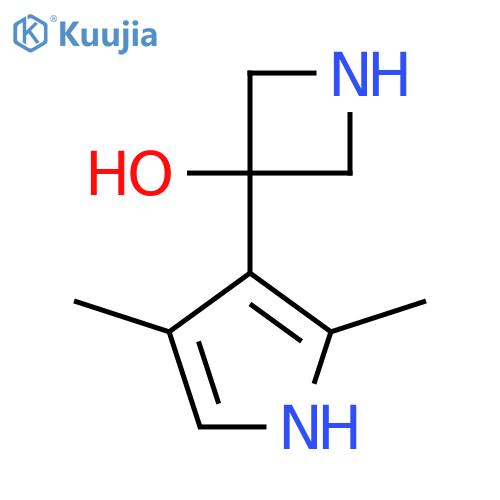 3-(2,4-dimethyl-1H-pyrrol-3-yl)azetidin-3-ol structure