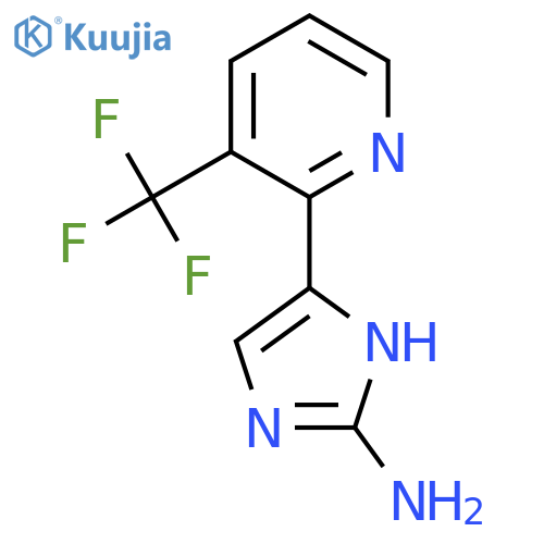 5-3-(trifluoromethyl)pyridin-2-yl-1H-imidazol-2-amine structure