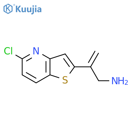2-{5-chlorothieno3,2-bpyridin-2-yl}prop-2-en-1-amine structure