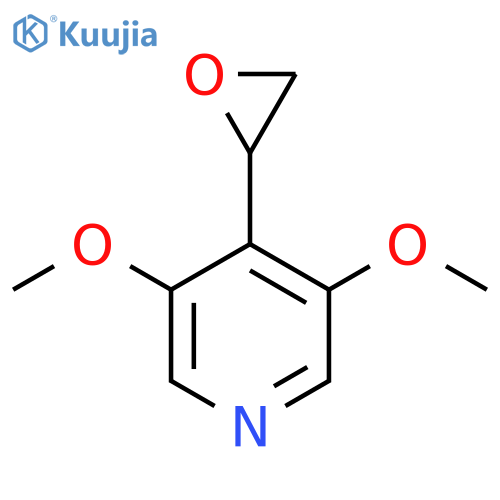 3,5-dimethoxy-4-(oxiran-2-yl)pyridine structure