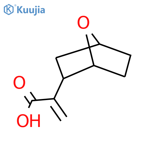 2-{7-oxabicyclo2.2.1heptan-2-yl}prop-2-enoic acid structure