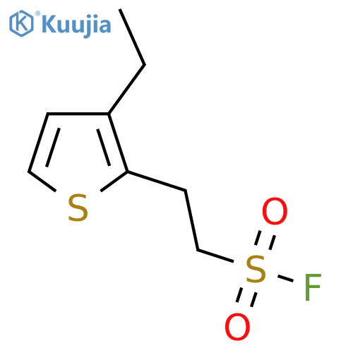 2-(3-ethylthiophen-2-yl)ethane-1-sulfonyl fluoride structure