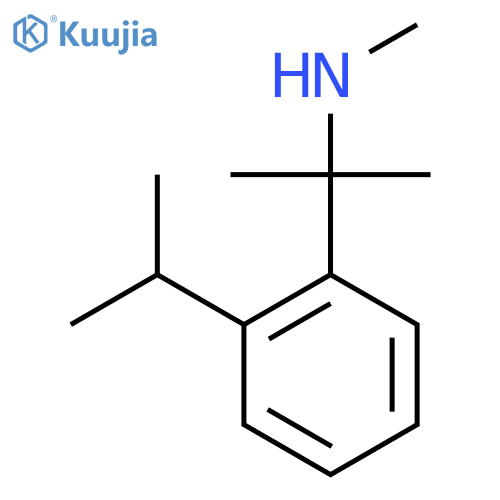 methyl({2-2-(propan-2-yl)phenylpropan-2-yl})amine structure