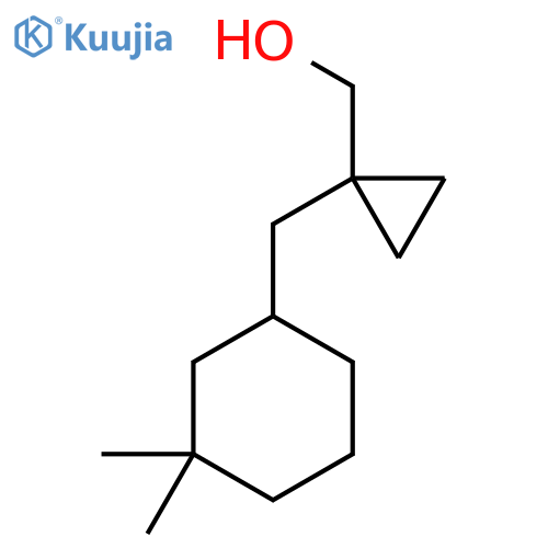 {1-(3,3-dimethylcyclohexyl)methylcyclopropyl}methanol structure