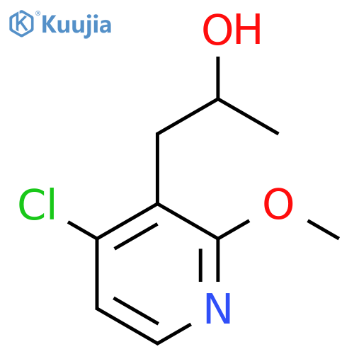 1-(4-Chloro-2-methoxypyridin-3-yl)propan-2-ol structure