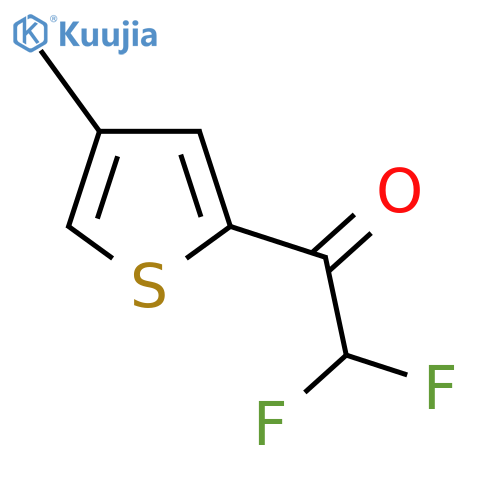 2,2-difluoro-1-(4-methylthiophen-2-yl)ethan-1-one structure