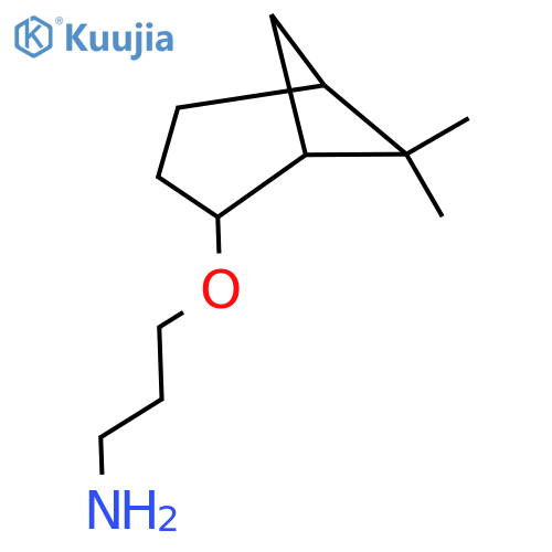 3-({6,6-dimethylbicyclo3.1.1heptan-2-yl}oxy)propan-1-amine structure
