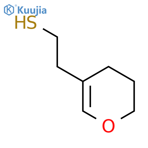 2-(3,4-dihydro-2H-pyran-5-yl)ethane-1-thiol structure