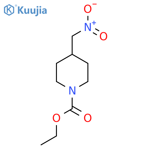 ethyl 4-(nitromethyl)piperidine-1-carboxylate structure