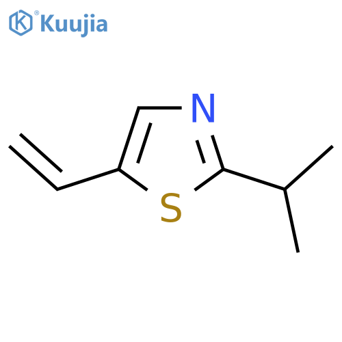 5-ethenyl-2-(propan-2-yl)-1,3-thiazole structure