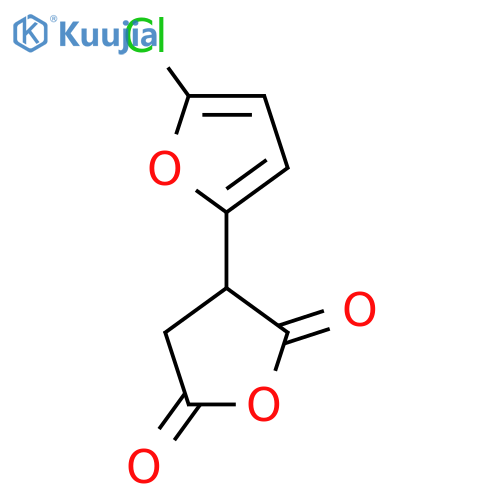 3-(5-chlorofuran-2-yl)oxolane-2,5-dione structure