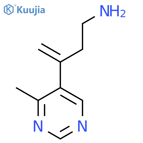 3-(4-methylpyrimidin-5-yl)but-3-en-1-amine structure
