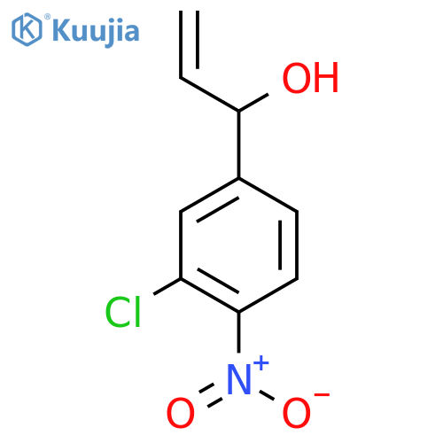 1-(3-chloro-4-nitrophenyl)prop-2-en-1-ol structure