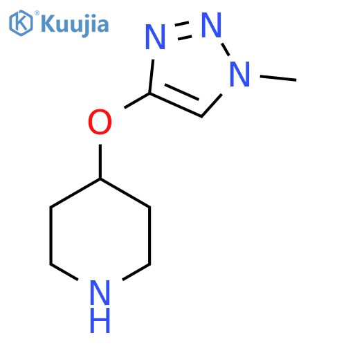 4-(1-methyl-1H-1,2,3-triazol-4-yl)oxypiperidine structure