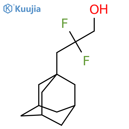 3-(adamantan-1-yl)-2,2-difluoropropan-1-ol structure