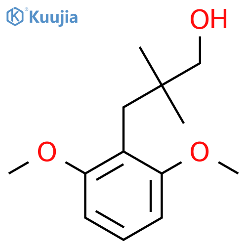 3-(2,6-dimethoxyphenyl)-2,2-dimethylpropan-1-ol structure