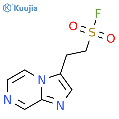 2-{imidazo1,2-apyrazin-3-yl}ethane-1-sulfonyl fluoride structure