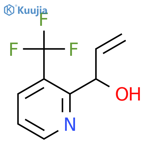 1-3-(trifluoromethyl)pyridin-2-ylprop-2-en-1-ol structure