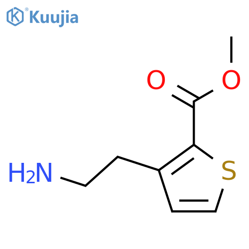 methyl 3-(2-aminoethyl)thiophene-2-carboxylate structure