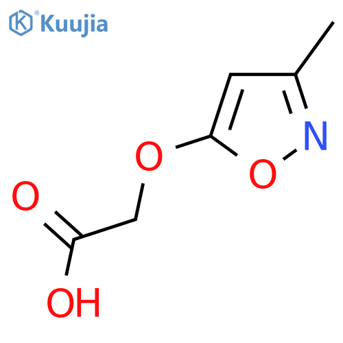 2-(3-methyl-1,2-oxazol-5-yl)oxyacetic acid structure