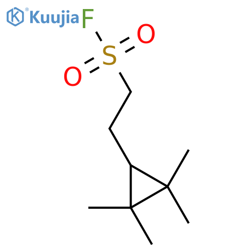 2-(2,2,3,3-tetramethylcyclopropyl)ethane-1-sulfonyl fluoride structure