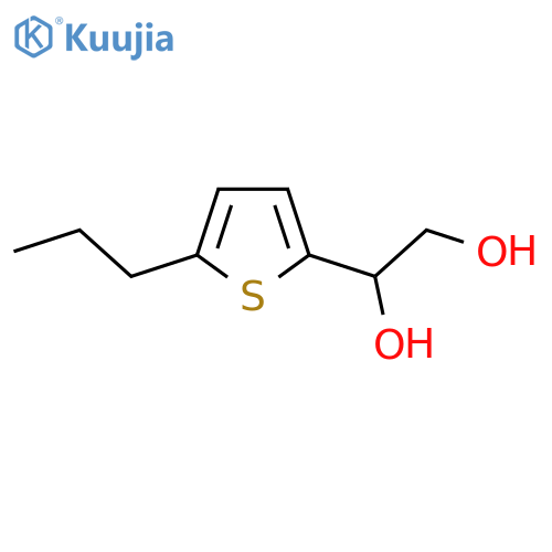 1-(5-propylthiophen-2-yl)ethane-1,2-diol structure