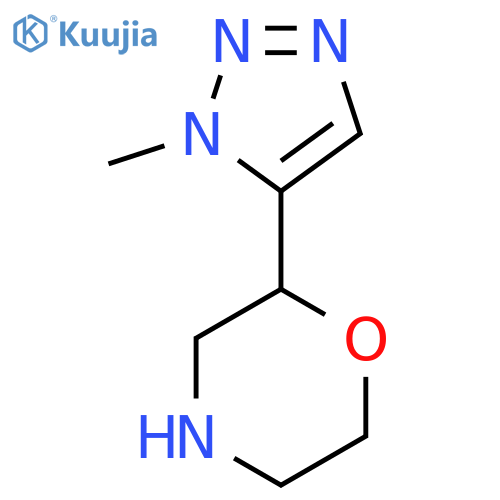 2-(1-methyl-1H-1,2,3-triazol-5-yl)morpholine structure