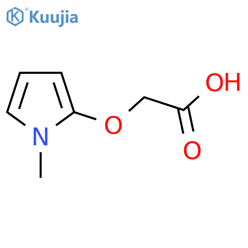 2-(1-methyl-1H-pyrrol-2-yl)oxyacetic acid structure
