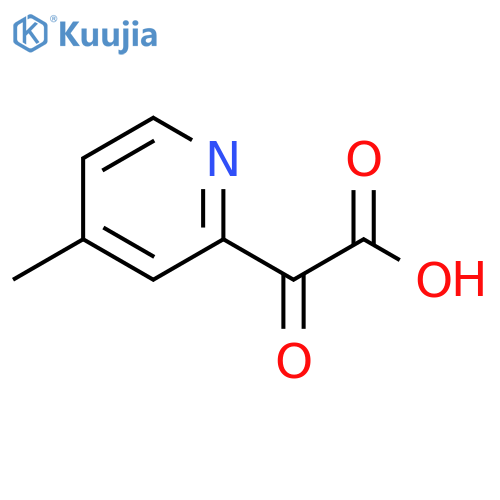 2-(4-methylpyridin-2-yl)-2-oxoacetic acid structure
