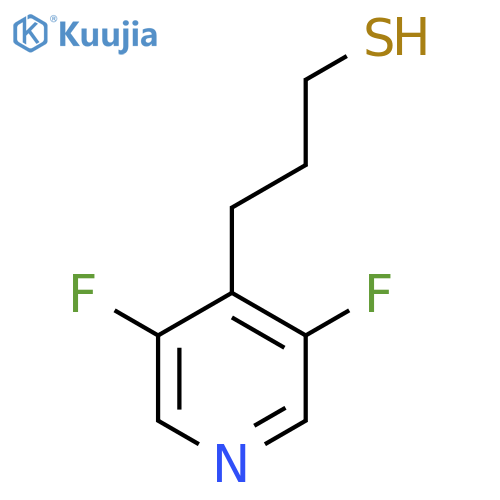 3-(3,5-difluoropyridin-4-yl)propane-1-thiol structure