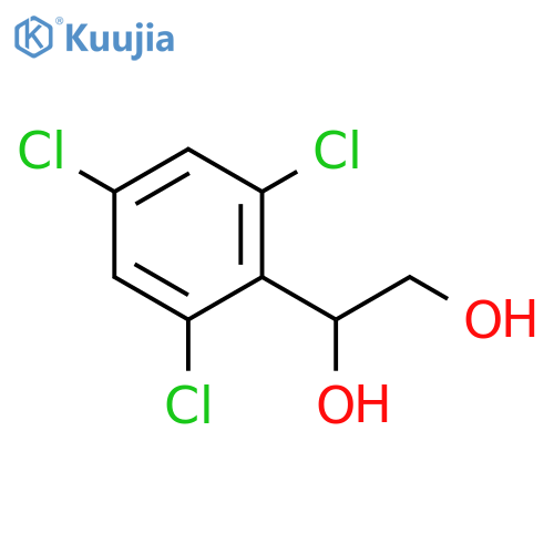 1-(2,4,6-trichlorophenyl)ethane-1,2-diol structure